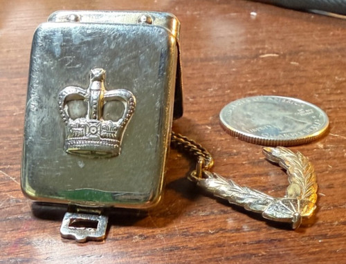 British crown snuff trinket - british,