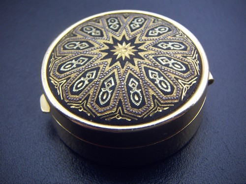 Antique vintage damascene gold - damascene,